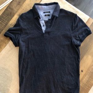 Unworn men’s Massimo Dutti navy polo
